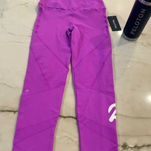 NWT Peloton branded NUX leggings, biker pants, yoga pants